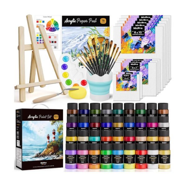 Beginner-Friendly Acrylic Paint Kit
